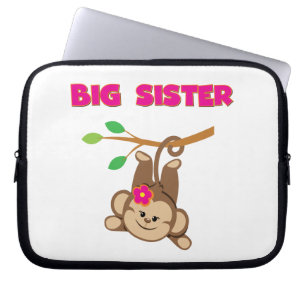 Monkey Big Sister Laptopschutzhülle