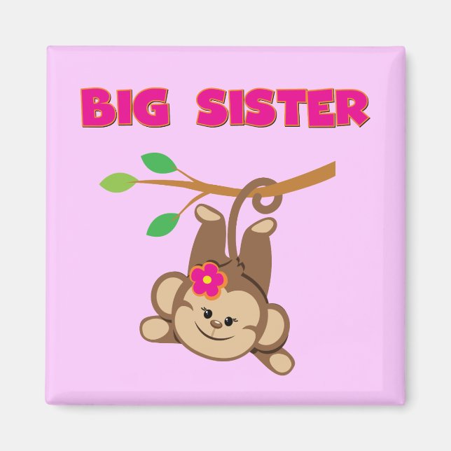 Monkey Big Sister Magnet (Vorne)