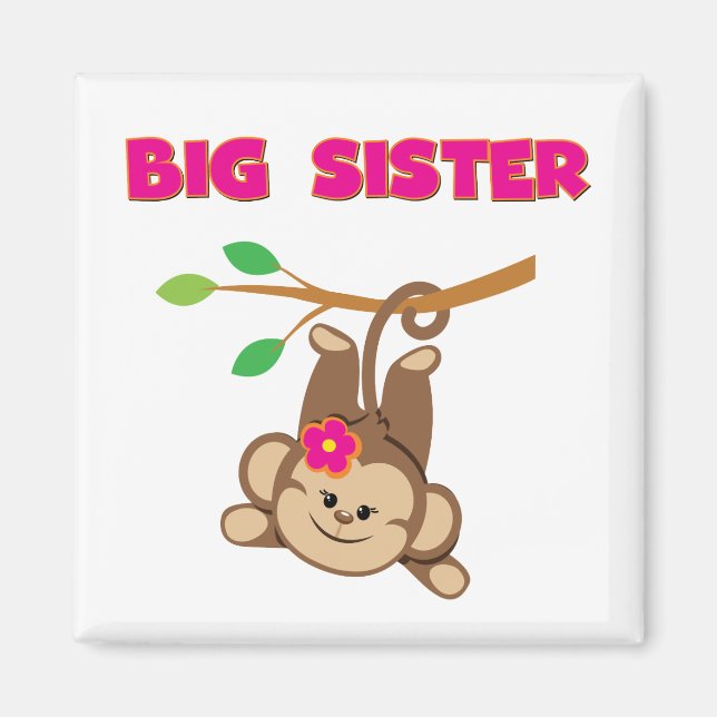 Monkey Big Sister Magnet (Vorne)