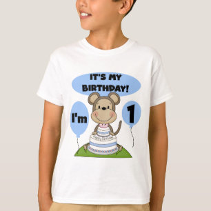 Monkey Birthday Boy 1. T-Shirt