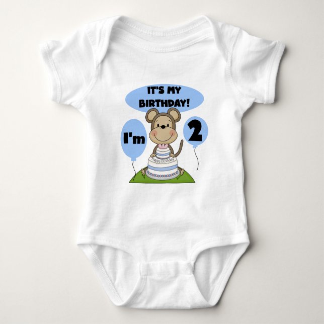 Monkey Birthday Boy 2. Shirts und Geschenke (Vorderseite)