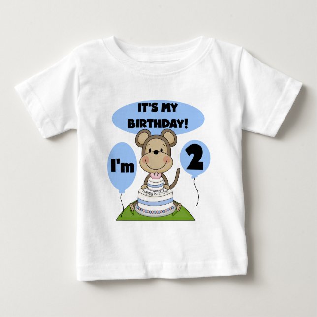 Monkey Birthday Boy 2. Shirts und Geschenke (Vorderseite)