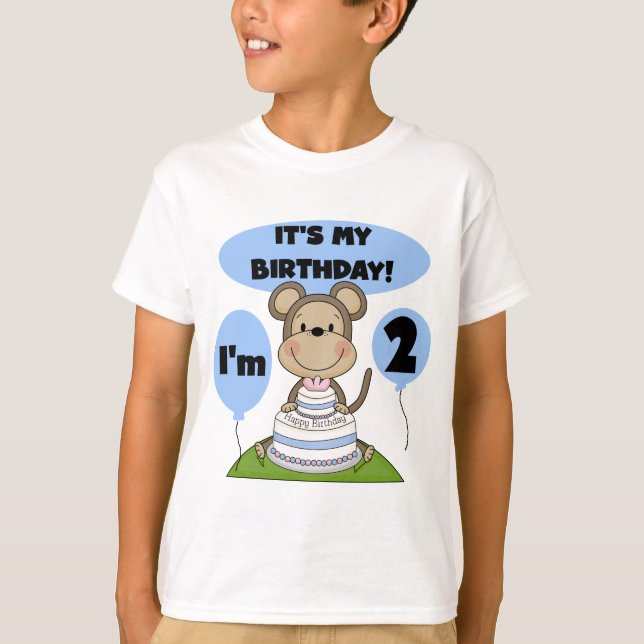 Monkey Birthday Boy 2. Shirts und Geschenke (Vorderseite)