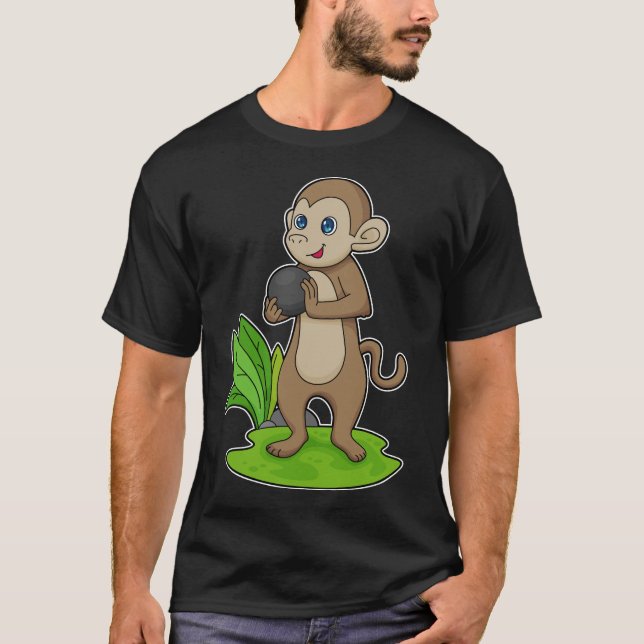Monkey Bowling Bowling T-Shirt (Vorderseite)