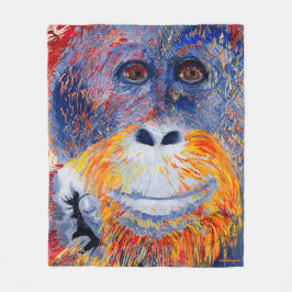 Monkey Boy Fleece Blanket