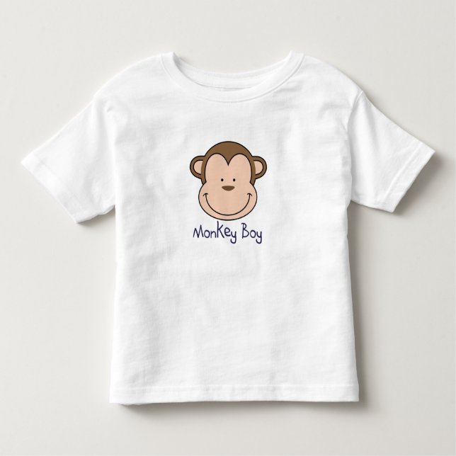 Monkey Boy T Kleinkind T-shirt (Vorderseite)