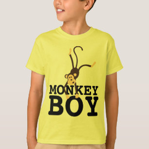 MONKEY BOYS, FUNNY BOYS KIDS T - SHIRT