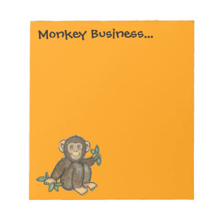 Monkey Business Note Pad Notizblock