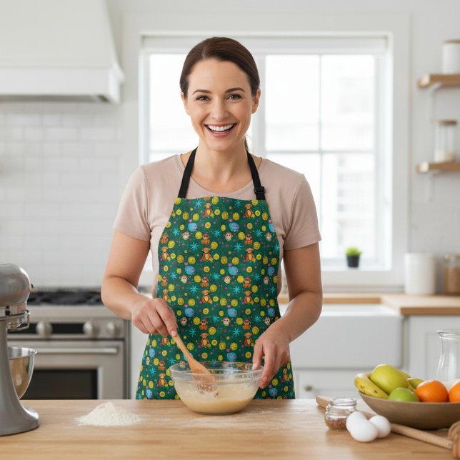 Monkey Business Pattern Schürze (Von Creator hochgeladen)