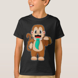 Monkey Businessman Suitcase T-Shirt