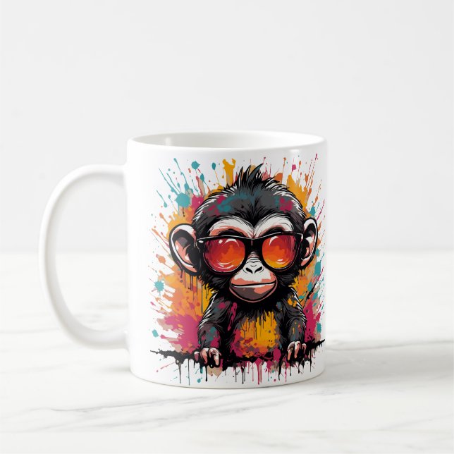 Monkey Businnes - Affe tasse design (Links)