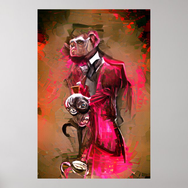 Monkey Butler Poster (Vorne)