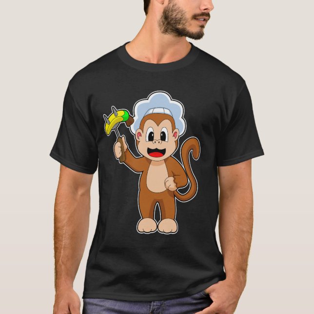 Monkey Chef Banana T-Shirt (Vorderseite)