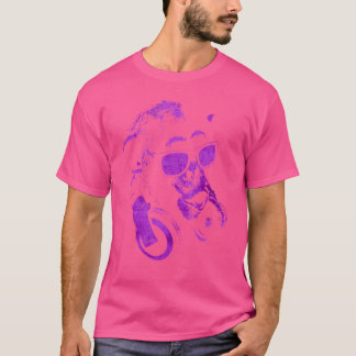 Monkey Chimp With Sungasse And Headphones 1 T-Shirt