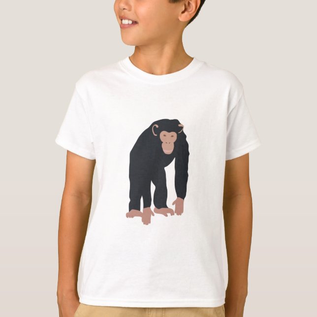 Monkey Chimpanzee T-Shirt (Vorderseite)