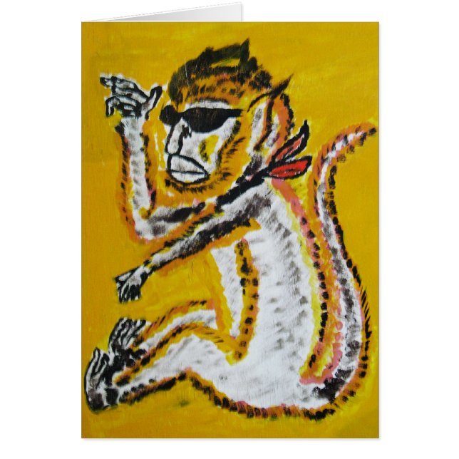 Monkey Circus Art Card (Vorne)