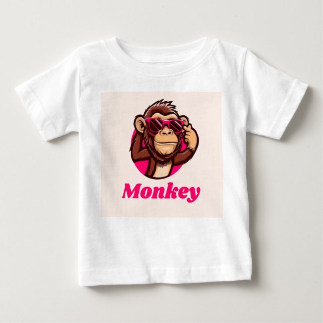 monkey cool baby t shirt (Vorderseite)