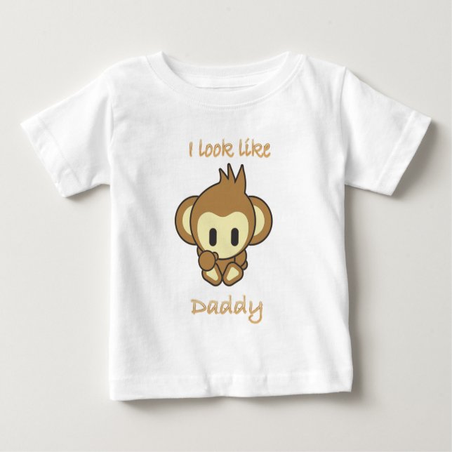 Monkey.daddy Baby T-shirt (Vorderseite)