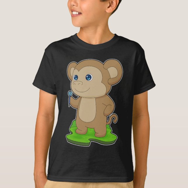 Monkey Darts Dart T-Shirt (Vorderseite)