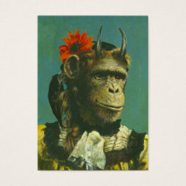 Monkey Demon ACEO Business Card