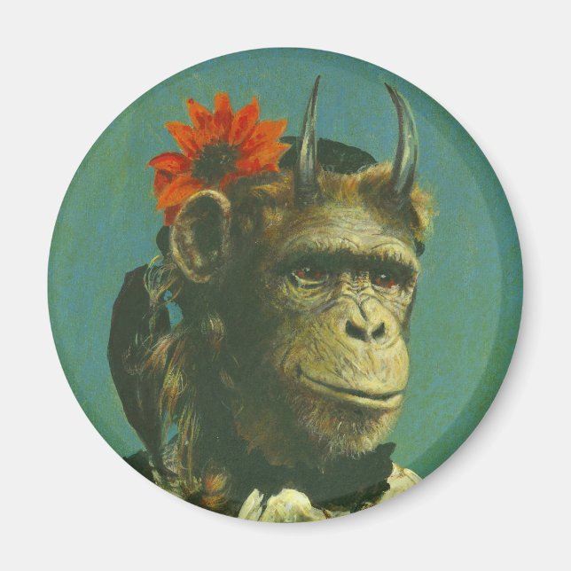 Monkey Demon Magnet (Vorne)