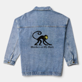 Monkey Design Denim Jacket Jeansjacke