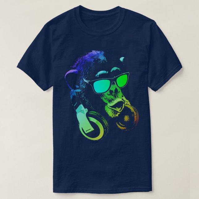 Monkey DJ 1 T-Shirt (Design vorne)