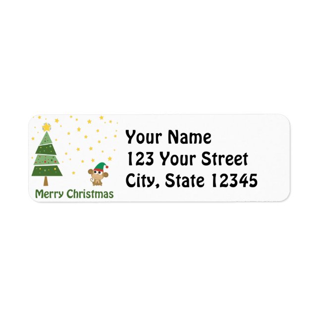 Monkey Elf Christmas Scene (Vorne)