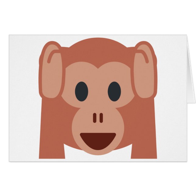 Monkey emoji (Vorderseite (Horizontal))