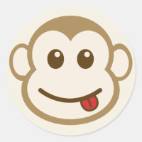 Monkey Face Vector Art