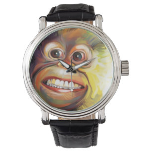 Monkey Face Watch Armbanduhr