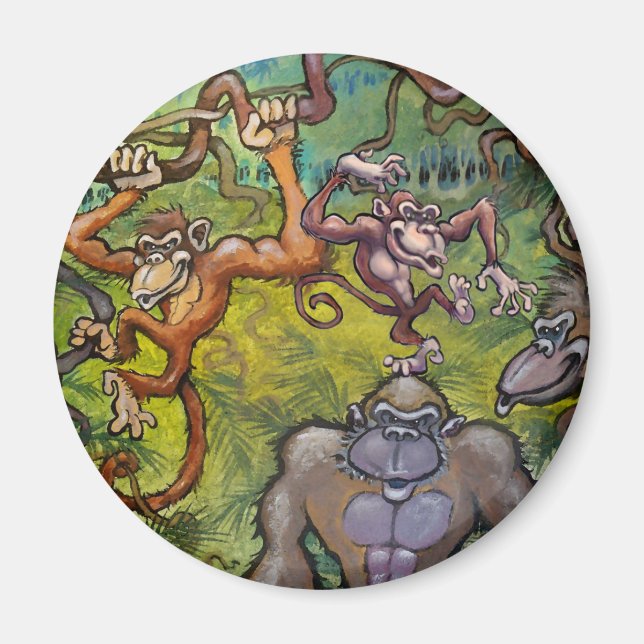 Monkey Fun Magnet (Vorne)