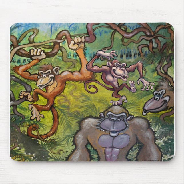 Monkey Fun Mousepad (Vorne)