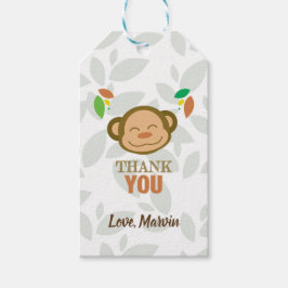 Monkey Gift Tag Geschenkanhänger