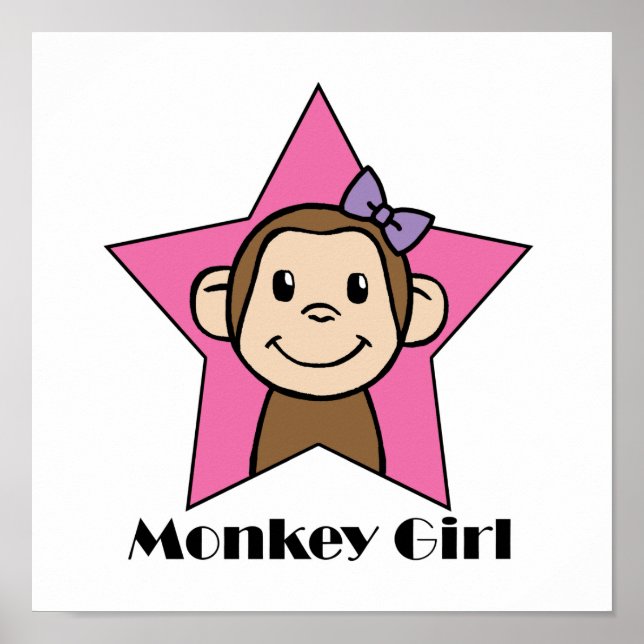 Monkey Girl Poster (Vorne)