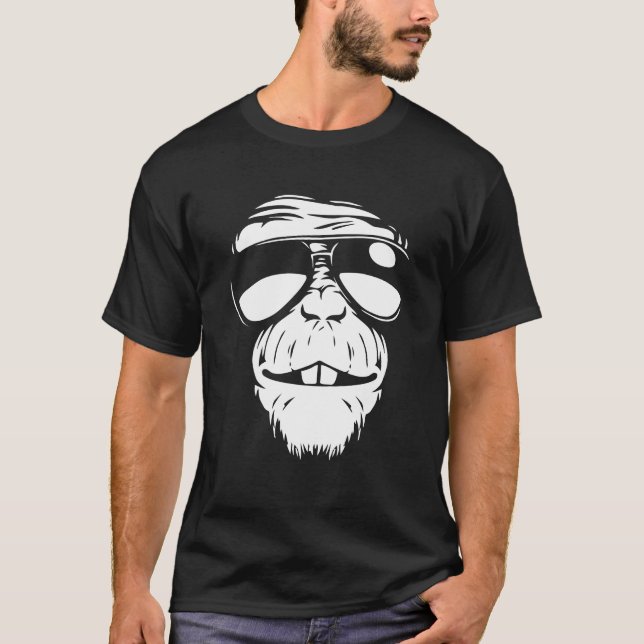 Monkey Glasses T-Shirt (Vorderseite)