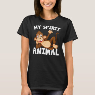 Monkey Gorilla My Spirit Animal Wild Anima T-Shirt