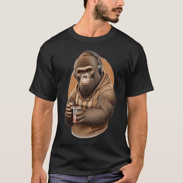 Monkey Groove Café T-Shirt (Vorderseite)