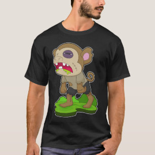 Monkey Halloween Zombie T-Shirt