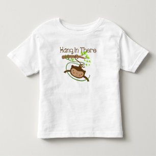 Monkey Hang in There Kleinkind T-shirt