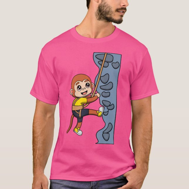 Monkey Hobby Klettergarten T-Shirt (Vorderseite)