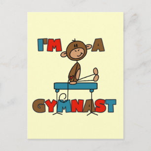 Monkey Ich bin ein Turn-T-Shirts und Geschenke Postkarte
