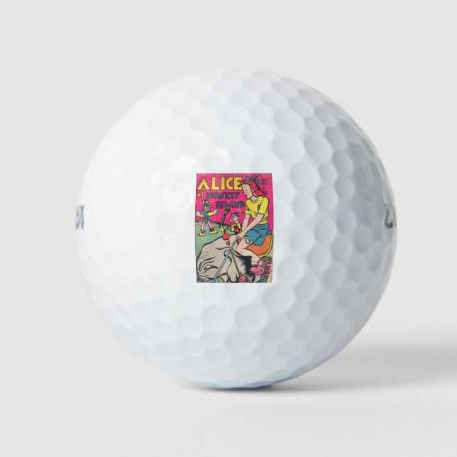 Monkey Island - Pop Arts - Hot Pink Das Abenteuer Golfball (Vorderseite)