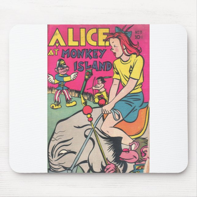 Monkey Island - Pop Arts - Hot Pink Das Abenteuer Mousepad (Vorne)