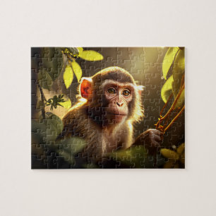 Monkey Jigsaw Puzzle - Dschungel