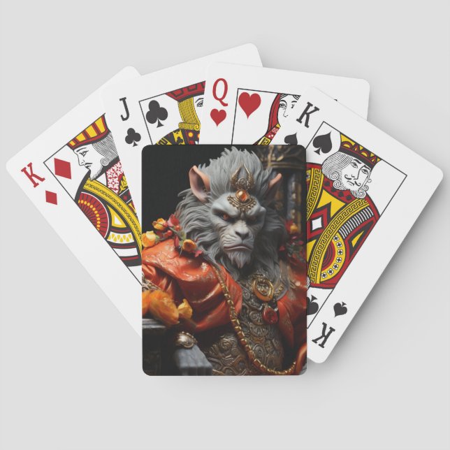 Monkey King Playing Card Spielkarten (Rückseite)