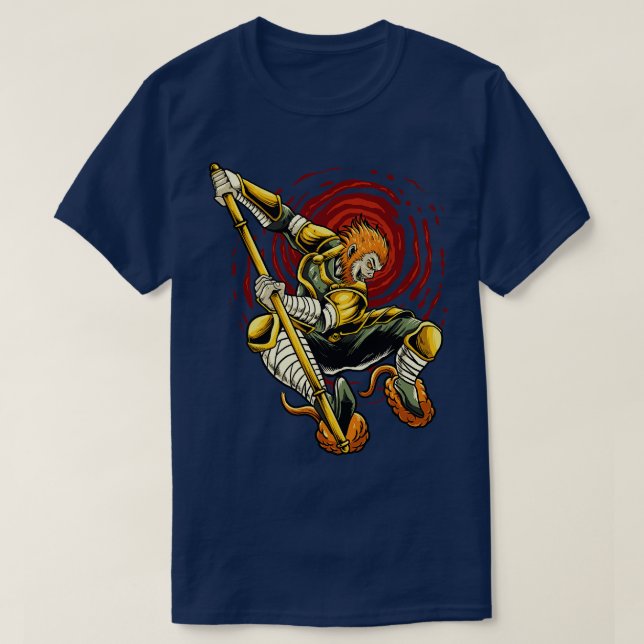 Monkey King Sun Wukong TShirtmonkey King wuon T-Shirt (Design vorne)