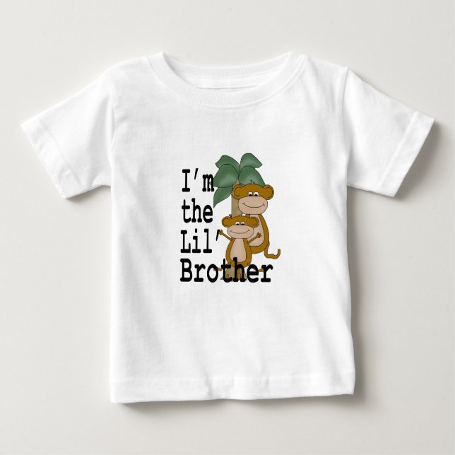 Monkey Little Brother Baby T-shirt (Vorderseite)