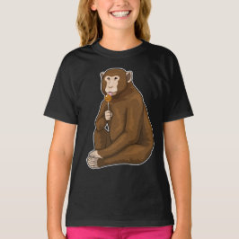 Monkey Lollipop-Süßigkeiten T-Shirt