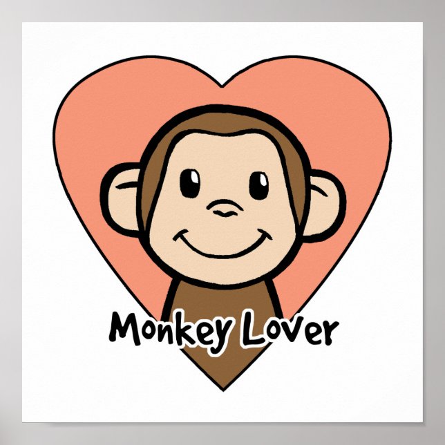 Monkey Lover Poster (Vorne)